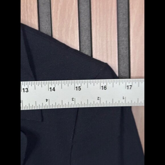 Semantiks Blazer Jacket 12 / Large Womens Blue Navy Sport 2 Button Stretch Coat - Picture 5 of 9